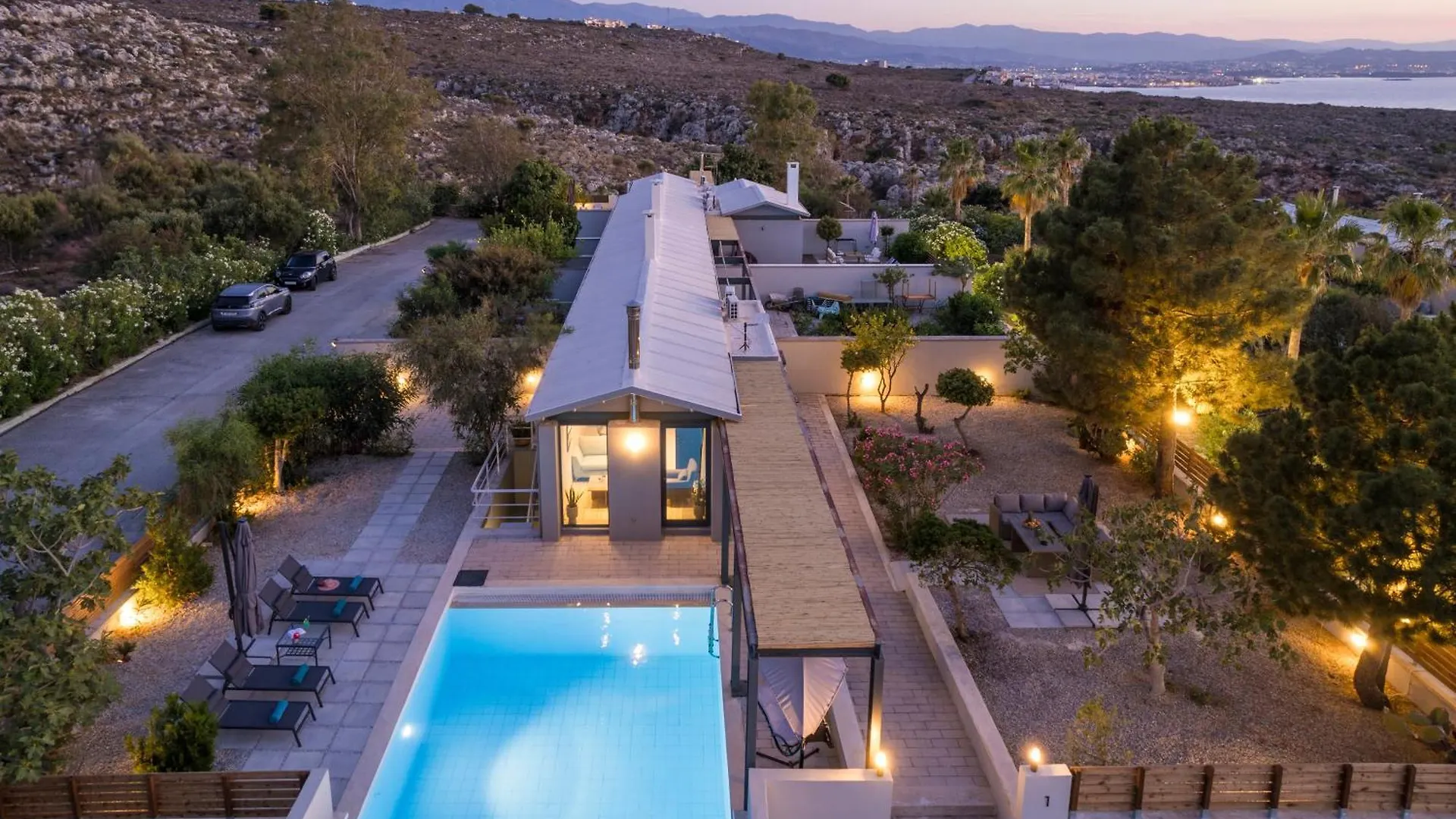 Natura Hill Villa I Sea View Kounoupidhiana