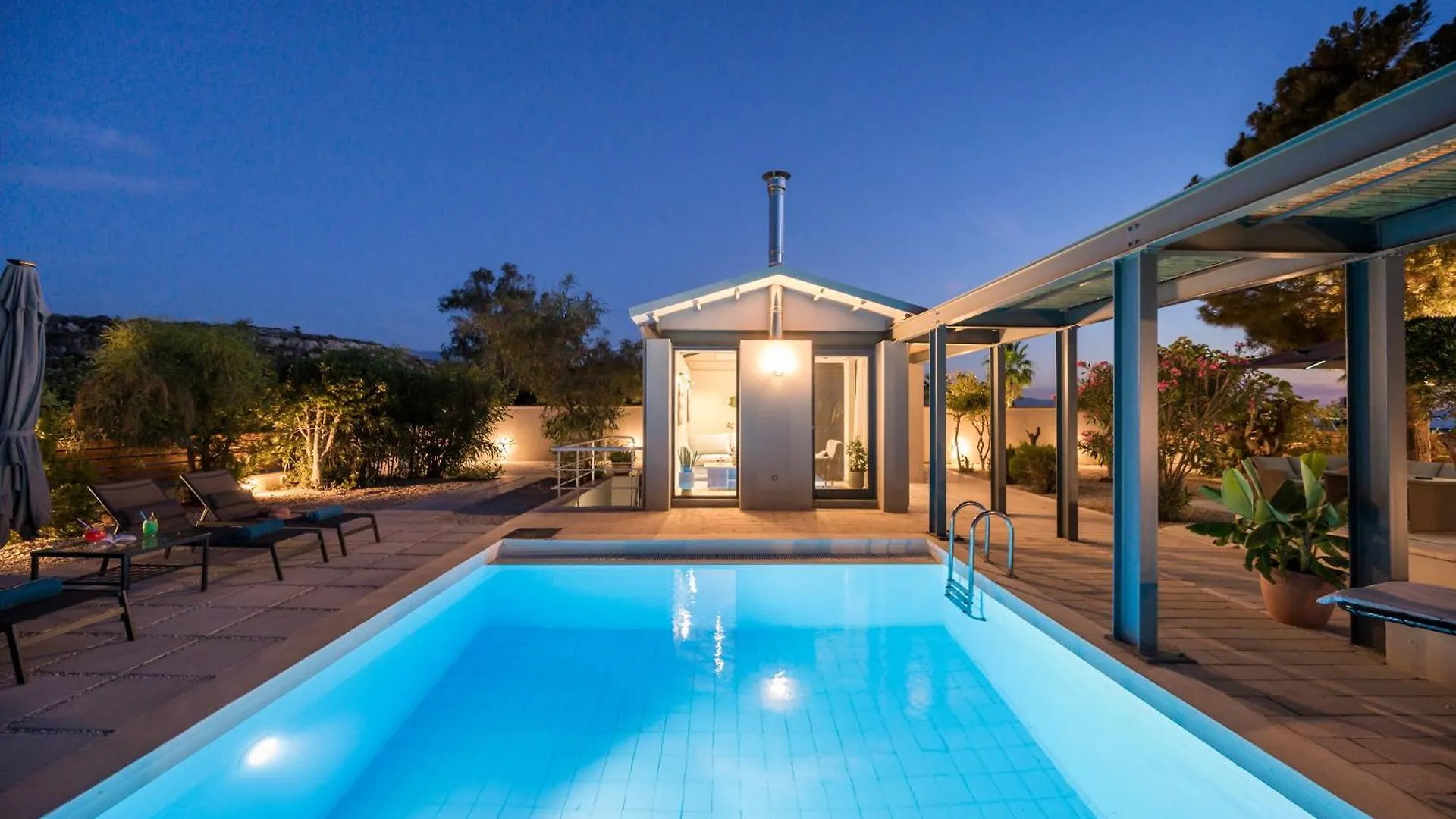 Natura Hill Villa I Sea View Kounoupidhiana