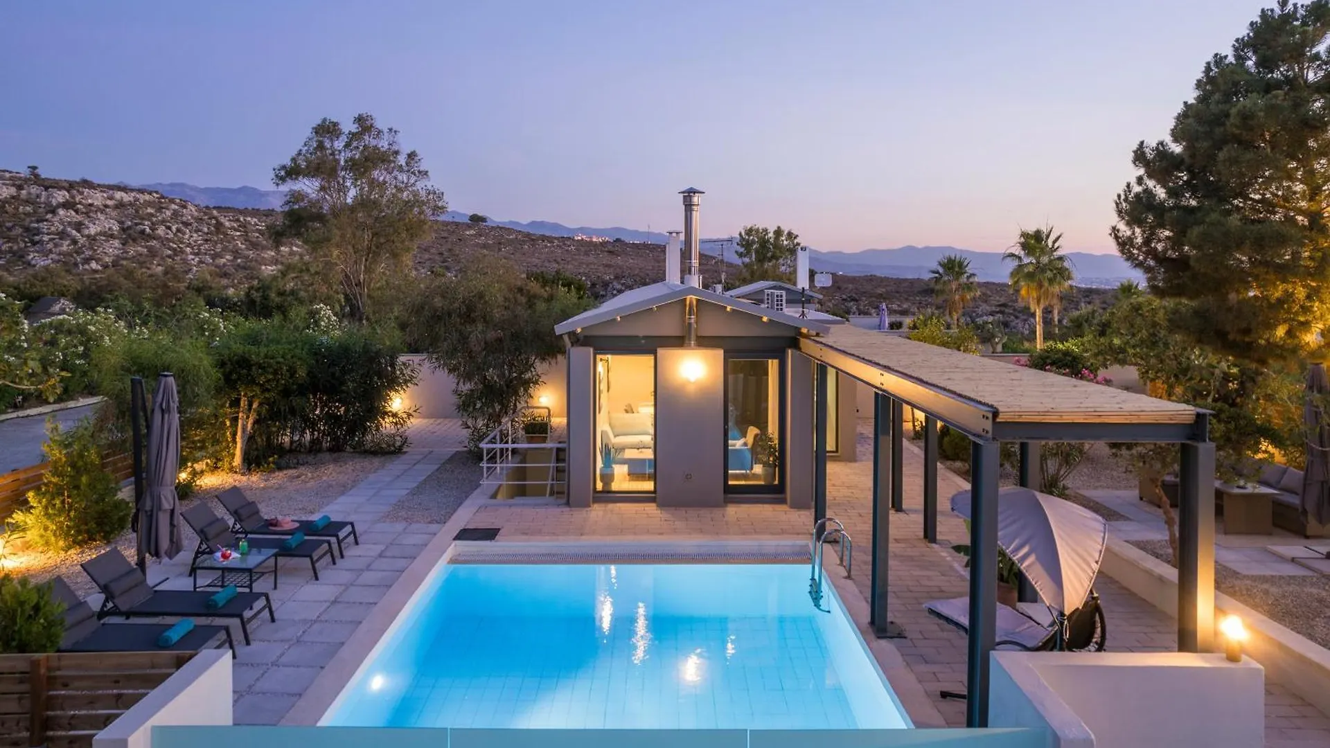 Natura Hill Villa I Sea View Kounoupidhiana
