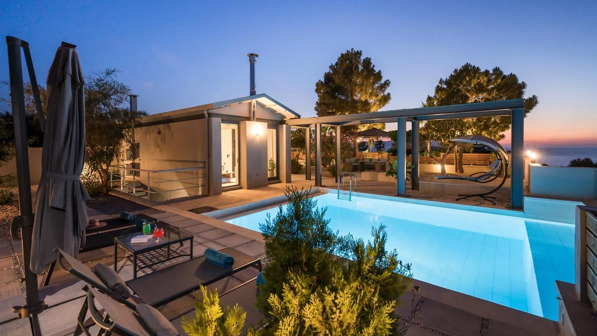 Natura Hill Villa I Sea View Kounoupidhiana
